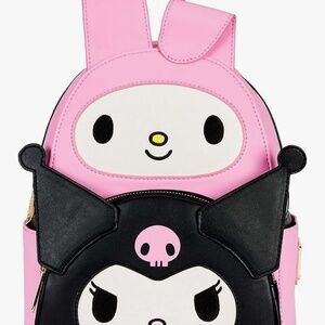 Loungefly Kuromi My melody Sanrio backpack